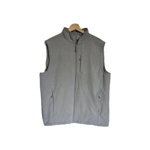 32 Degrees Heat Men's Tech Vest Midweight Gray Size Large
